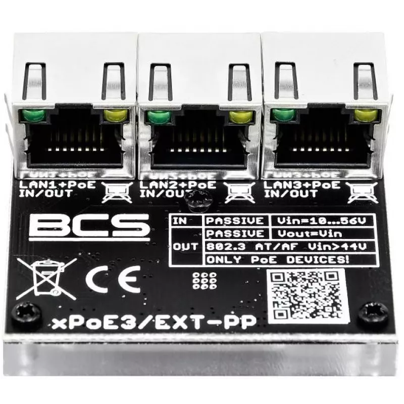 BCS BCS-xPoE3/EXT-PP PoE Switch