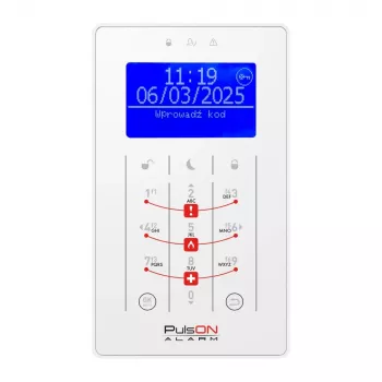 BCS PulsON LCD(BLU)/S WH 16x2 Character LCD Display Module, Blue Backlight, White Text, 5V