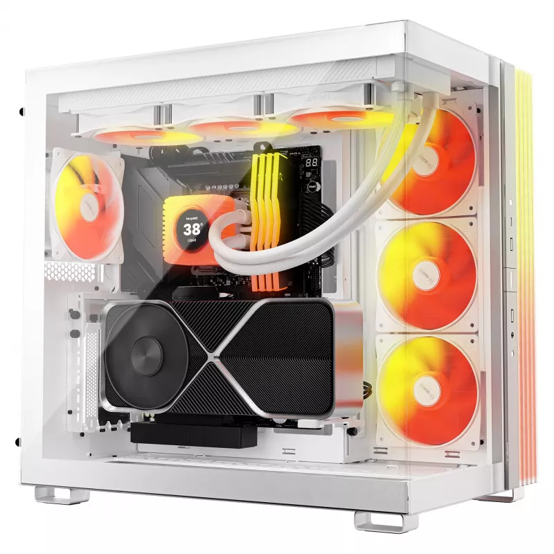be quiet! Light Loop IO LCD 360 mm White All-in-One Liquid CPU Cooler for Intel/AMD