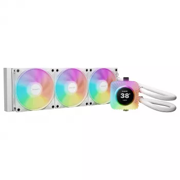 be quiet! Light Loop IO LCD 360 mm White All-in-One Liquid CPU Cooler for Intel/AMD