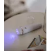 Beautifly Glossy Acne Young Sonic Facial Cleansing Brush with Blue LED Light Therapy and Heating Function, Rose Gold/Pink
