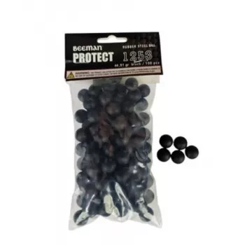 BEEMAN Rubber Bullets, Caliber .50 (12.7 mm) - 100 Pieces for BP50