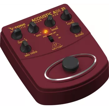 Behringer ADI21 Acoustic Guitar Preamp / DI Box with 3-Band EQ and Feedback Control