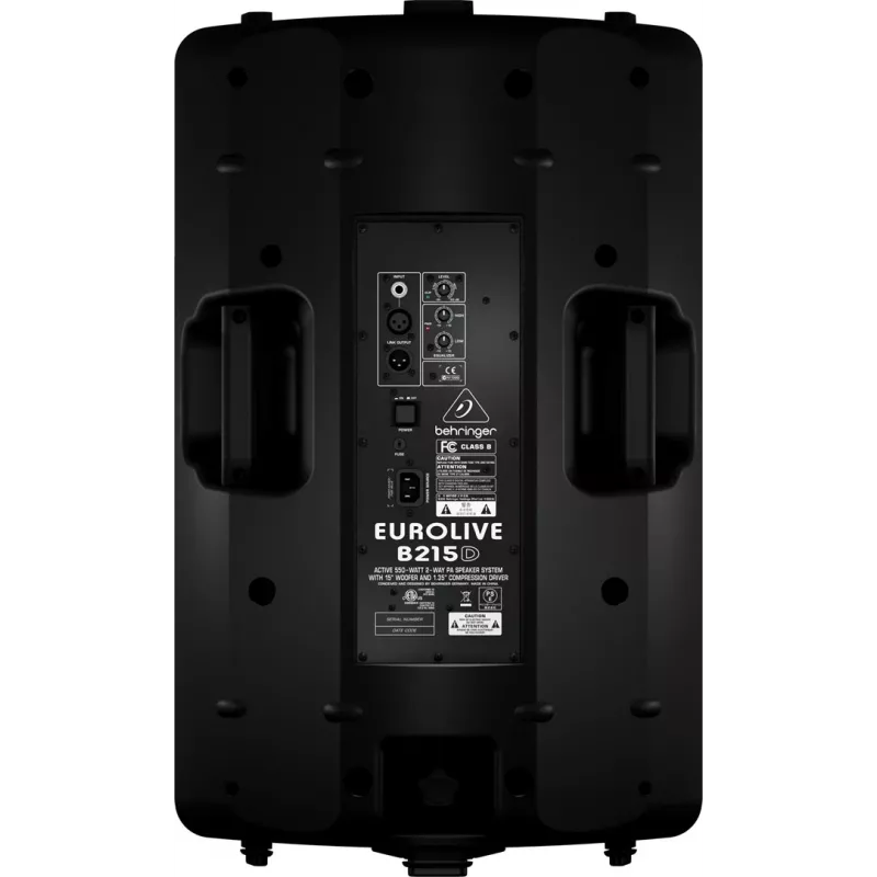Behringer B215D Active 550W 15 inch 2-Way PA Speaker with Bluetooth and DSP