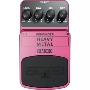 Behringer HM300 Heavy Metal Distortion Effects Pedal for Electric Guitar