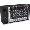 Behringer PMP500MP3 500W 8-Channel Powered Mixer with MP3 Player and KLARK TEKNIK FX