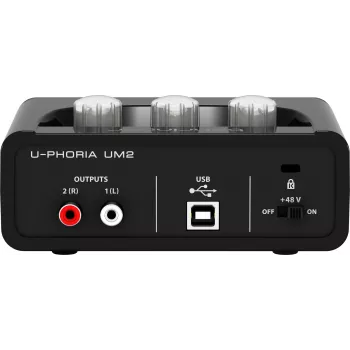 Behringer UM2 USB Audio Interface with XENYX Mic Preamp and +48V Phantom Power