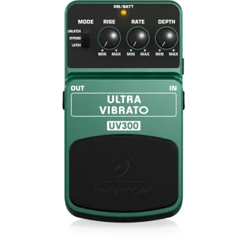 Behringer UV300 Ultra Vibrato Effects Pedal Green/Black