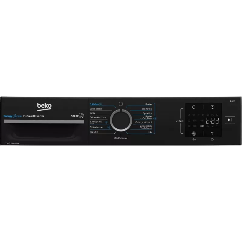 Beko BM3WFU3721WBW 7 kg 1200 rpm Front Load Washing Machine with SteamCure and Bluetooth