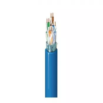 Belden 10GB Category 6A Cable, 4 (Cat6A F/UTP, 23 AWG, 305m Reel, Blue)