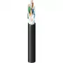 Belden Category 5e OSP Cable, 4 Pairs, 24 AWG, 1000 ft (305 m), Black