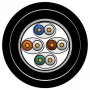 Belden CATSNAKE Category 6A Cable, 4-Channel, S/FTP, 100m, Black