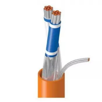 Belden OSDP RS485 Data Cable, 1 Pair, 24 AWG Stranded Tinned Copper, Overall Beldfoil Shield, PVC Jacket, Grey