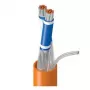Belden OSDP RS485 Data Cable, 1 Pair, 24 AWG Stranded Tinned Copper, Overall Beldfoil Shield, PVC Jacket, Grey
