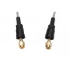 Belden RP-SMA/RP-SMA 50cm RF100LL Coaxial Pigtail Cable, 50 Ohm, Black