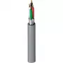 Belden Security & Sound, #22-4c BC, Shielded Multi-Conductor Cable, 4 Conductors, 22 AWG, Bare Copper, CMR, 300V, Grey PVC Jacket
