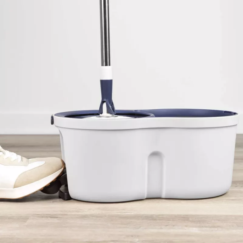 Beldray LA00000005EU7 Spin Mop & Refill Head - Grey/Blue
