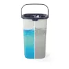 Beldray LA00000008EU7 Flat Head Mop & Bucket Set - Grey/Blue, 5L Self-Wringing, Telescopic Handle, Microfibre