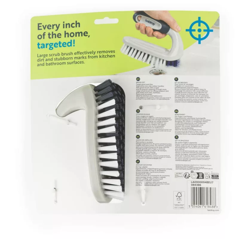 Beldray LA00000048EU7 Grout & Scrub Brush Set