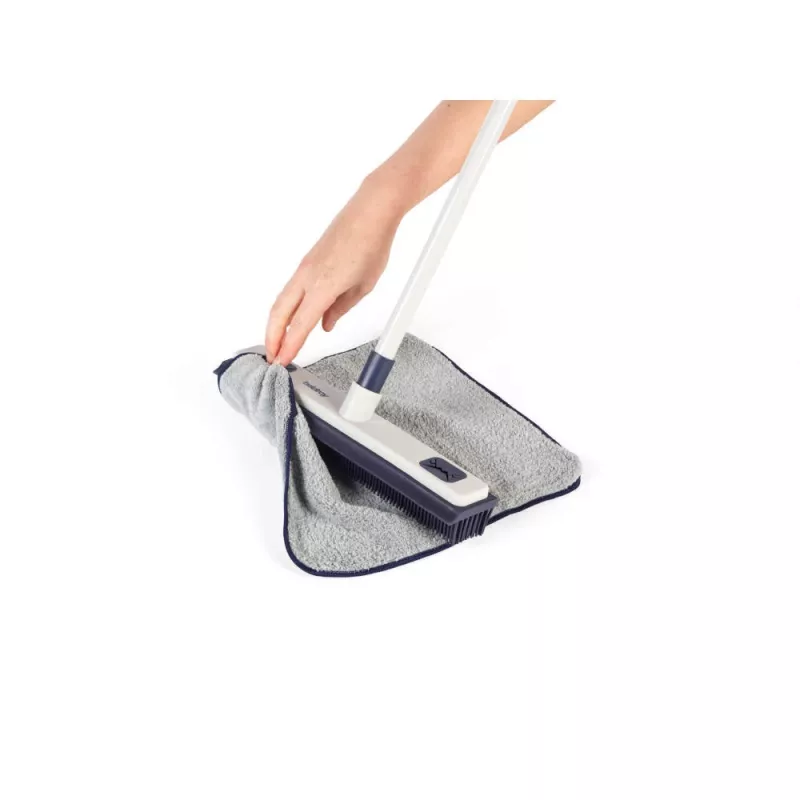 Beldray LA00000049EU7 Rubber Head Broom with Telescopic Handle and Integrated Squeegee