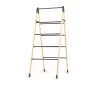 Beldray LA00000051EU7 Bamboo Clothes Airer - Folding A-Frame, 7m Drying Space, 12 Rails, 2 Tiers, Natural Bamboo