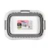 Beldray LA00000153EU7 40L Collapsible Laundry Basket With Legs - Grey and White