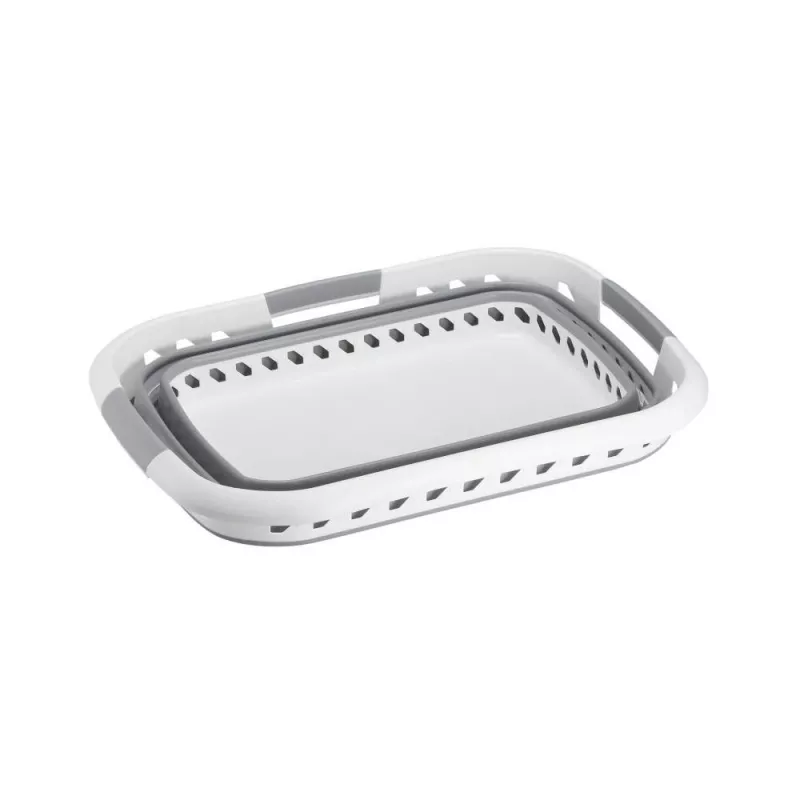 Beldray LA00000153EU7 40L Collapsible Laundry Basket With Legs - Grey and White