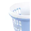 Beldray LA00000174CRNEU7 Set Of 2 Laundry Basket 30L, White/Blue
