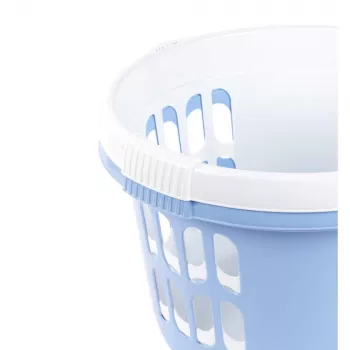 Beldray LA00000174CRNEU7 Set Of 2 Laundry Basket 30L, White/Blue