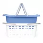 Beldray LA030450CRNFPEU7 Set Of Two Laundry Baskets, White/Blue