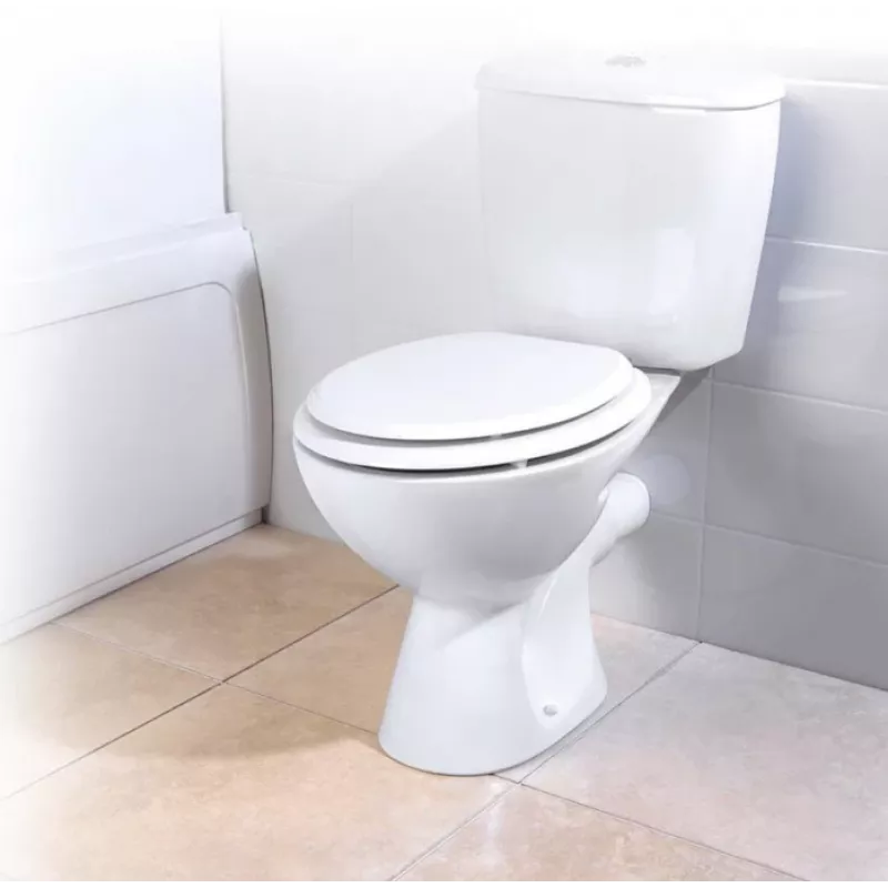 Beldray LA032355WFPEU7 Wooden Toilet Seat White