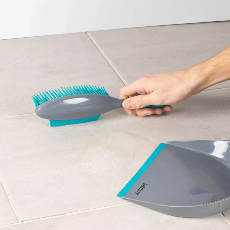 Beldray LA034191UFPEU7 Anti-bac Pet Plus+ Rubber Head Dustpan & Brush Set