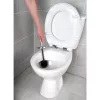 Beldray LA036034SSPEU7 Anti-bac Flexible Head Toilet Brush, Silver