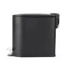 Beldray LA036690BLKPEU7 Slimline D-Shaped Pedal Bin 5-Litre, Black