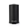 Beldray LA036690BLKPEU7 Slimline D-Shaped Pedal Bin 5-Litre, Black
