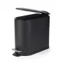 Beldray LA036690BLKPEU7 Slimline D-Shaped Pedal Bin 5-Litre, Black