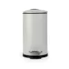 Beldray LA036690GRYPEU7 Slimline D-Shaped Pedal Bin 5 Litre, Grey