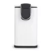 Beldray LA036690WHTPEU7 Slimline D-Shaped Pedal Bin 5-Litre, White