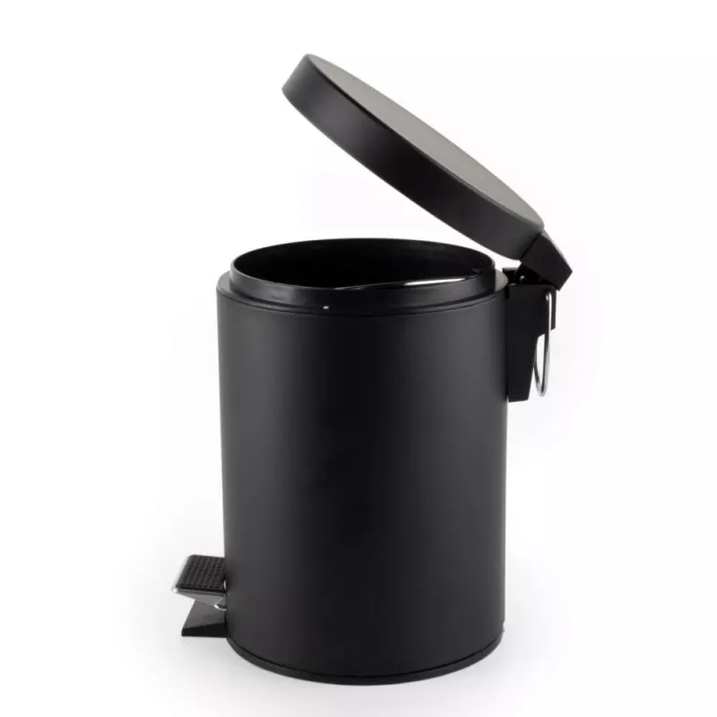 Beldray LA038098BPEU7 3 Litre Soft-Close Round Pedal Bin, Black