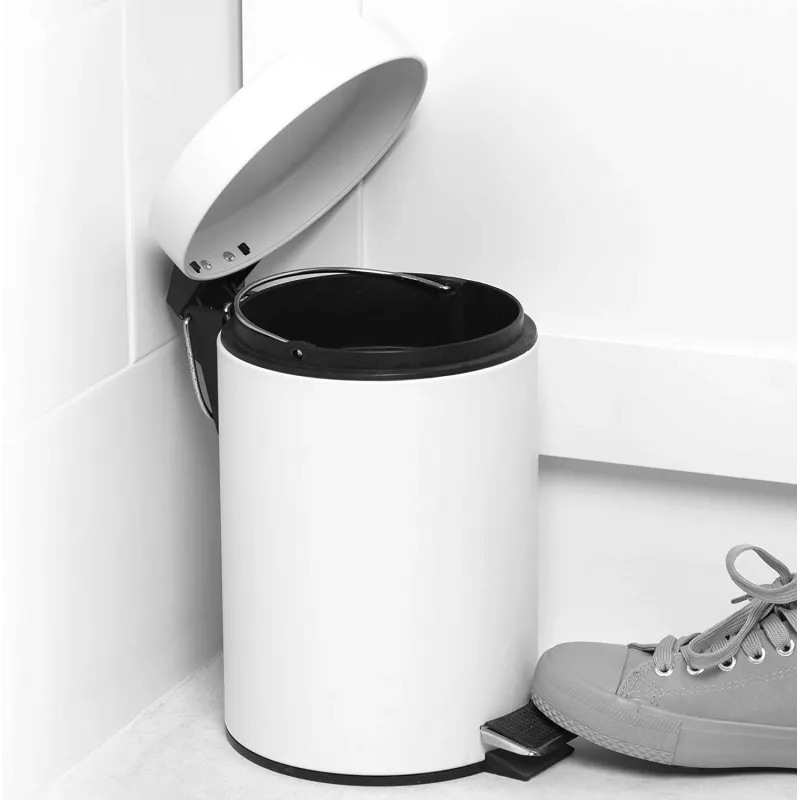 Beldray LA038098WHT2FPEU7 3 Litre Soft-Close Pedal Bin, White