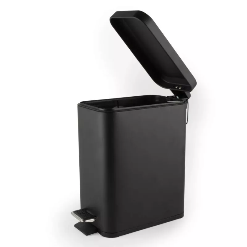 Beldray LA041173BLKPEU7 Slimline Pedal Bin 5 Litre, Black