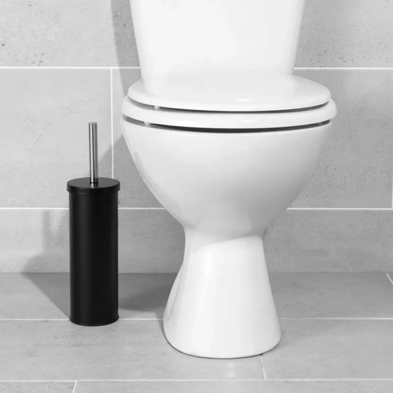 Beldray LA059451BLKFPEU7 Black Toilet Brush & Holder