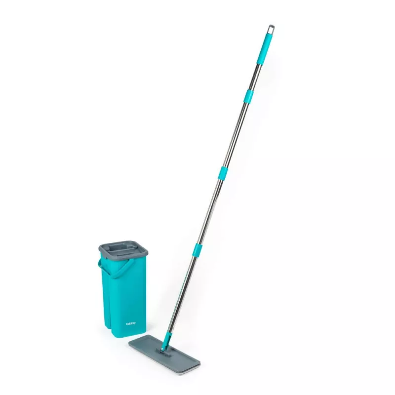 Beldray LA067234NPUF Anti-bac Flat Head Mop & Bucket Set