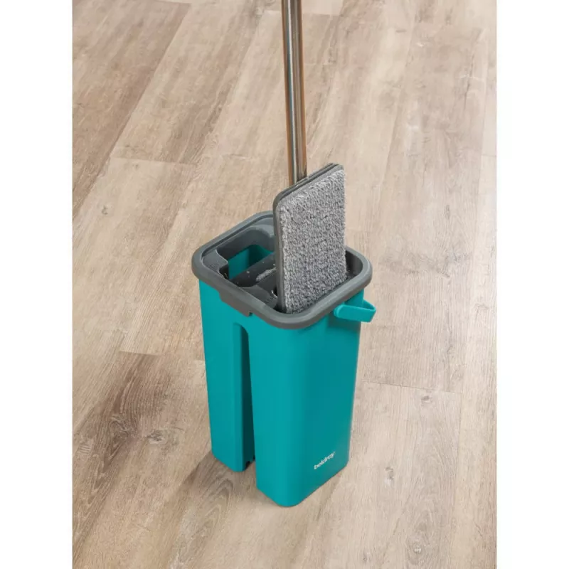 Beldray LA067234NPUF Anti-bac Flat Head Mop & Bucket Set