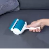 Beldray LA072597FEU7 Pet Plus+ Handheld Gel Lint Roller - Reusable Silicone Lint Remover for Pet Hair, Lint, Dust - Blue and Grey