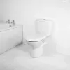 Beldray LA072771PEU7 Anti-bac D-shaped Toilet Seat, White