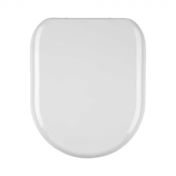 Beldray LA072771PEU7 Anti-bac D-shaped Toilet Seat, White