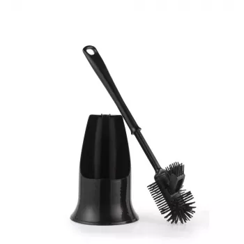 Beldray LA084538BLKPEU7 Anti-bac Toilet Brush & Holder Set - Black