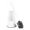 Beldray LA084538PUFFEU7X Antibac Silicone Toilet Brush with Holder, Purple