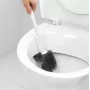 Beldray LA084538PUFFEU7X Antibac Silicone Toilet Brush with Holder, Purple